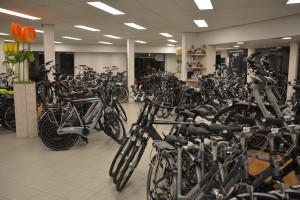 Fietsen in winkel Holtkamp Tweewielers